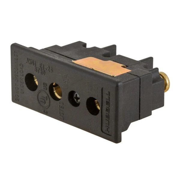 20A Female Stage Pin Panel Mount